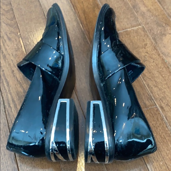 Rachel Zoe Blanca Black Slip-On Loafers Size 6 - Picture 9 of 11